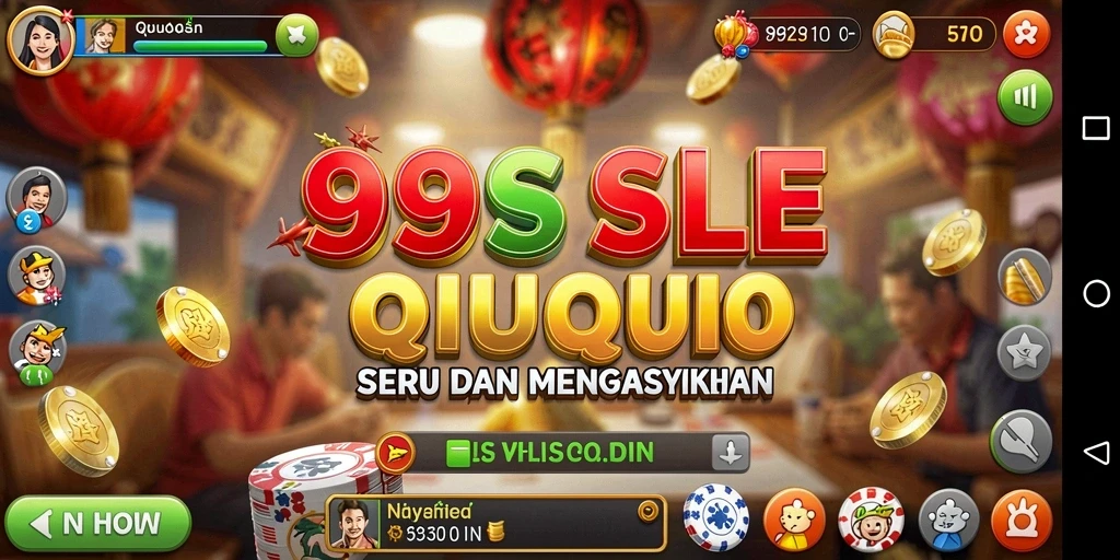 Screenshot gameplay 99SL yang menunjukkan aksi seru dalam QiuQiu.