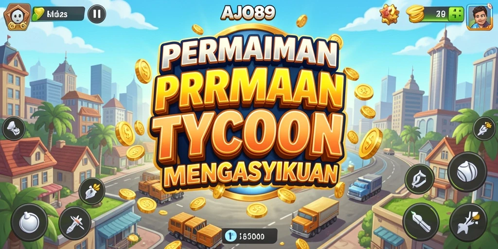 Tangkapan layar AJO89 menampilkan pengalaman gameplay yang mendebarkan dalam dunia Tycoon.