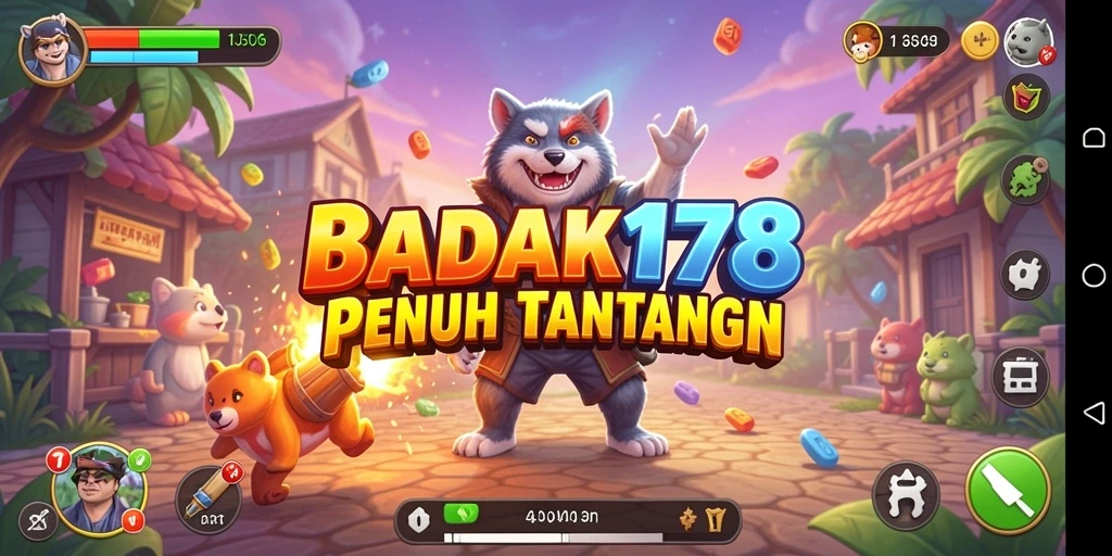 Tampilan gameplay BADAK178 dengan aksi seru dan tantangan menarik.