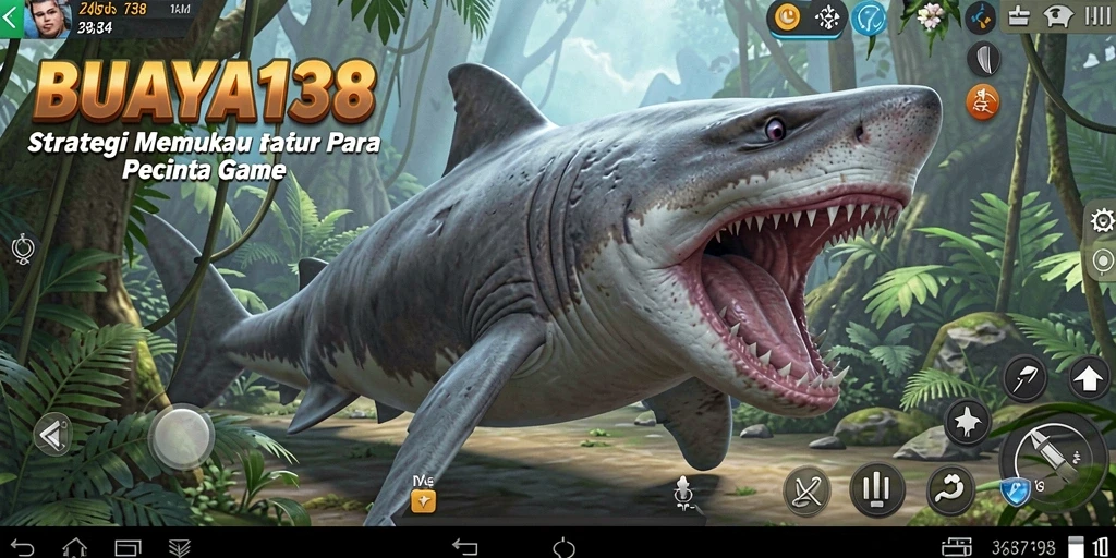 Tampilan utama gameplay strategis BUAYA138 yang mendebarkan.