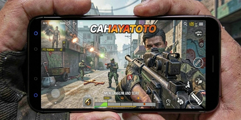 Gameplay seru CAHAYATOTO dengan aksi tembak-menembak intens.