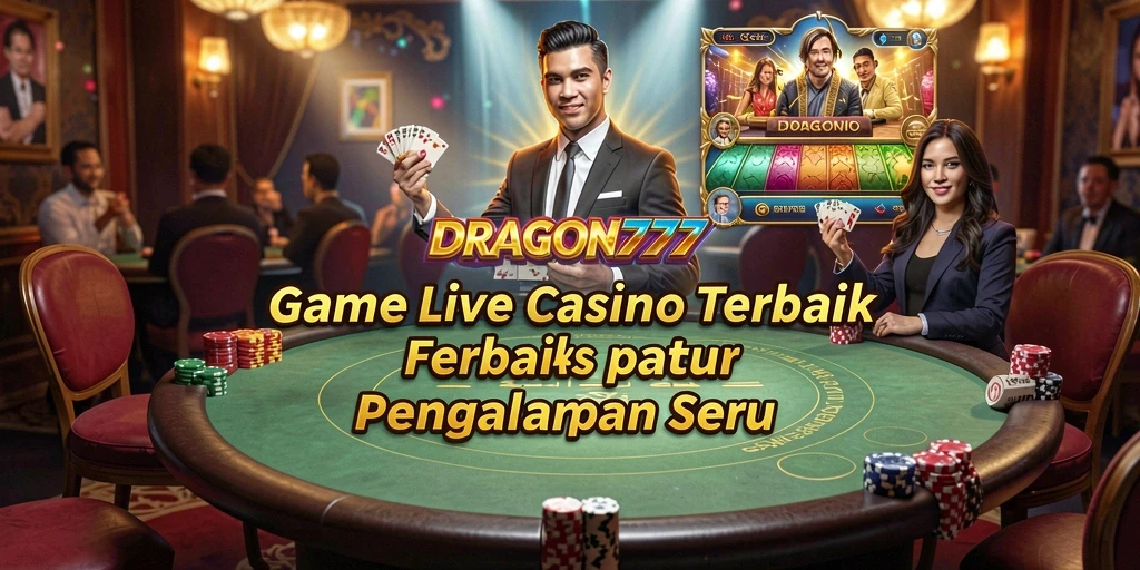 Gameplay menarik <strong>DRAGON777</strong> dengan dealer langsung yang interaktif.