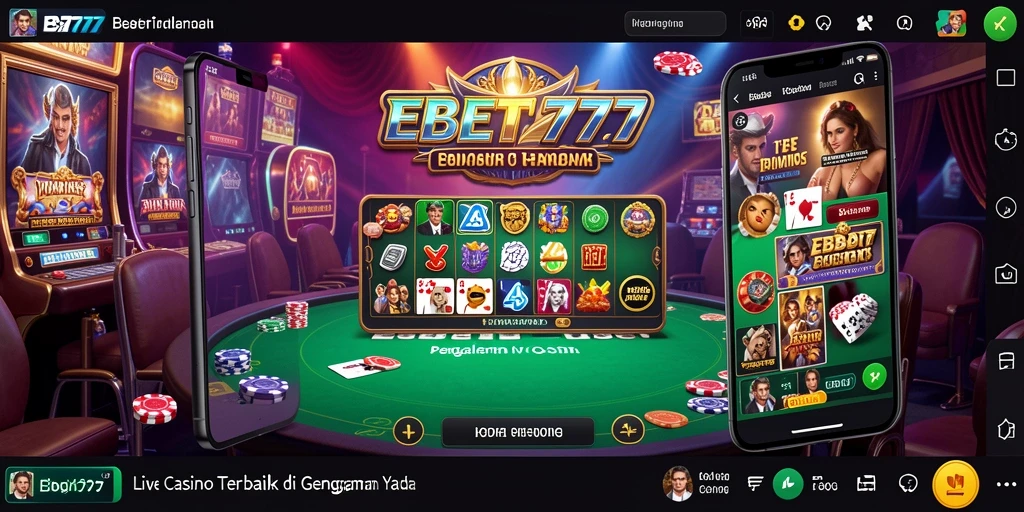 Gameplay menegangkan dalam Live Casino EBET777 dengan dealer profesional.