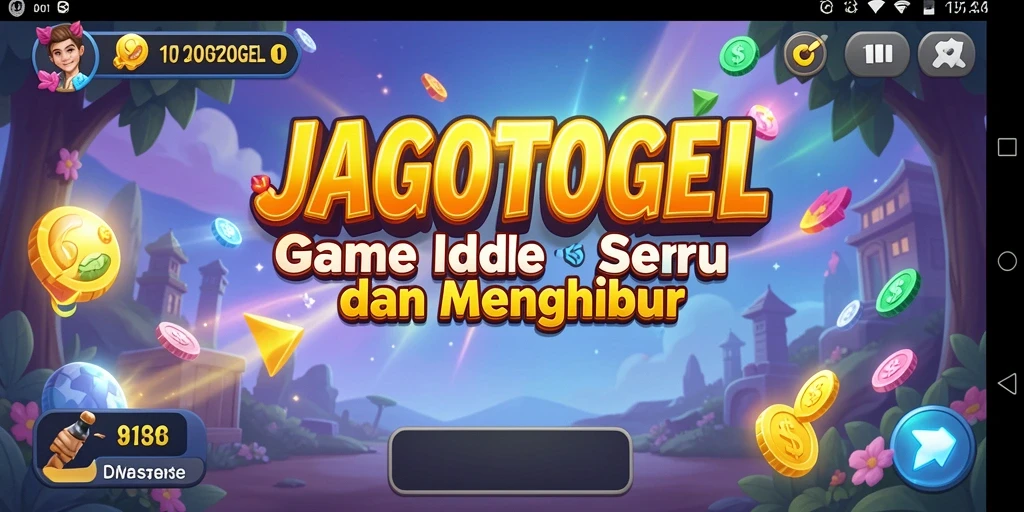 Tampilan gameplay menarik dari JAGOTOGEL yang menunjukkan karakter dan sumber daya.