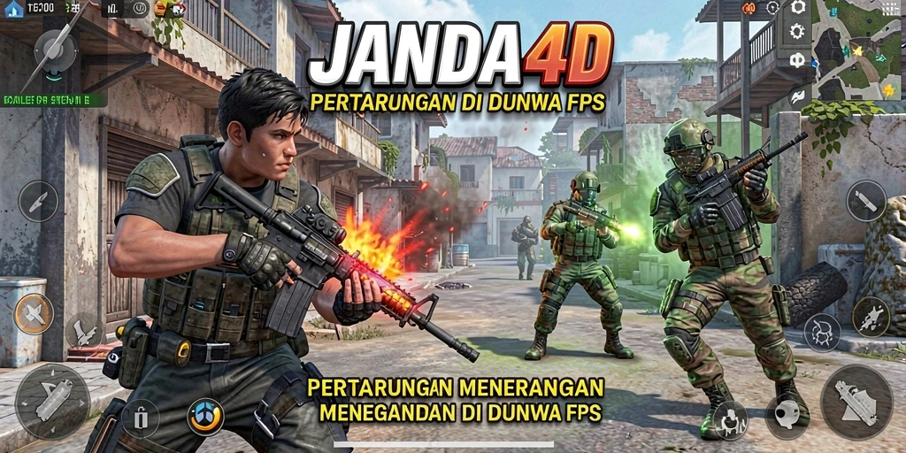 Tangkapan layar gameplay intens dalam JANDA4D