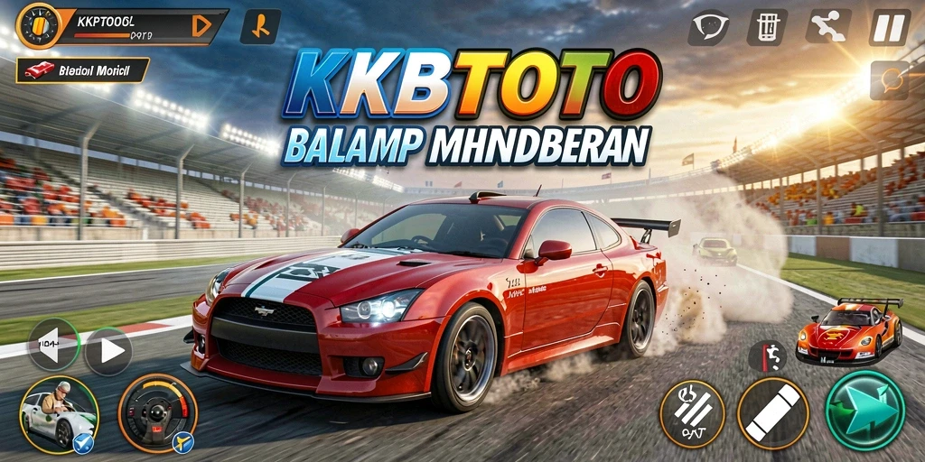 Tangkapan layar KPKTOTO menampilkan permainan balap yang seru di lintasan.