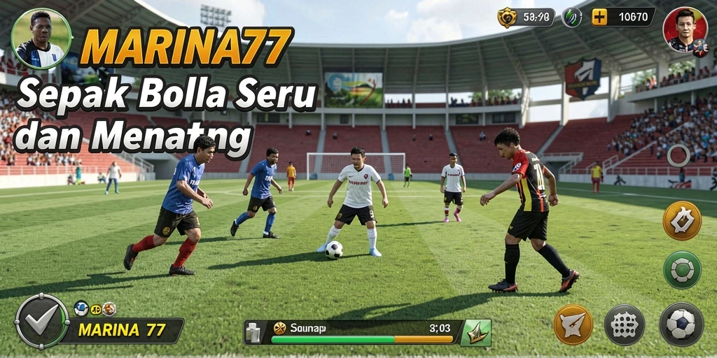 Tampilan gameplay MARINA77 yang mendebarkan saat pertandingan berlangsung.