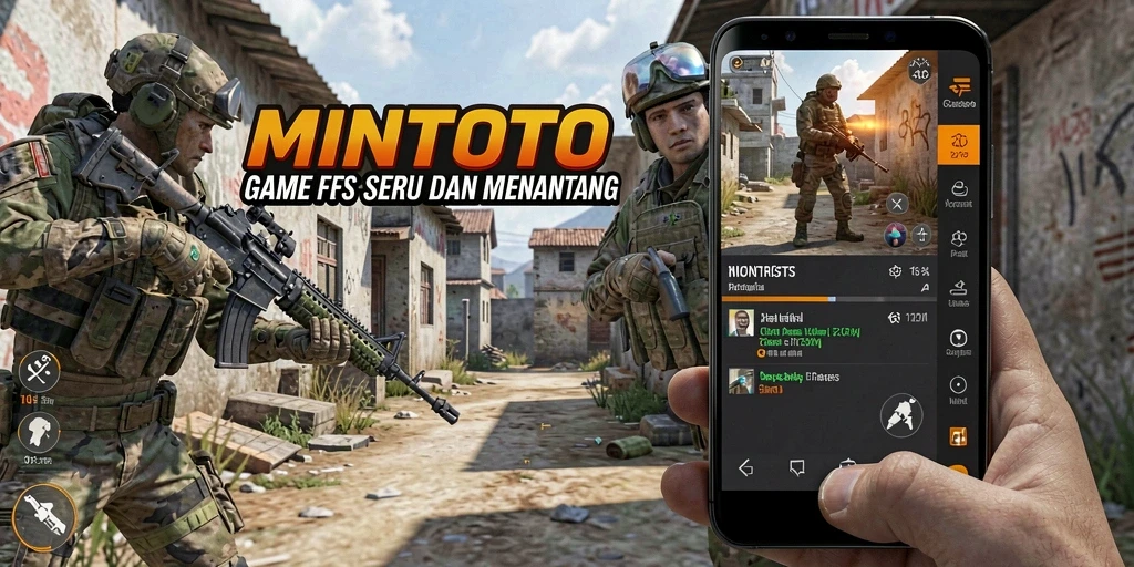 Screenshot gameplay MINTOTO dengan aksi seru FPS.