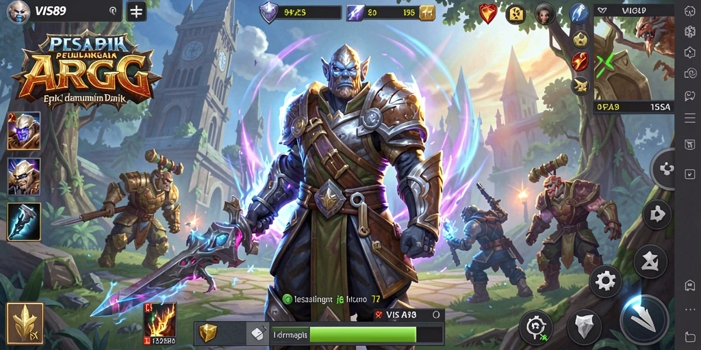 Gameplay ARPG yang seru dan mendebarkan di dunia fantasi.